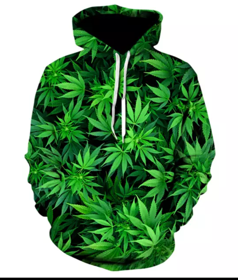 Pot print hoodie